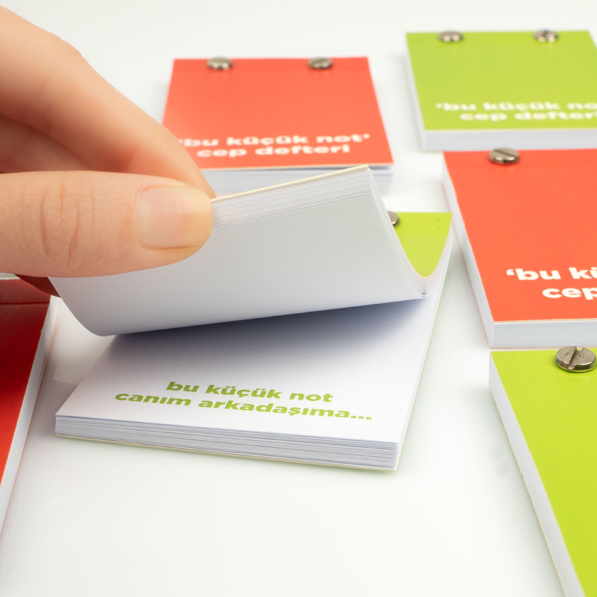 'bu küçük not' Cep Defteri Yeşil