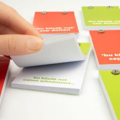 'bu küçük not' Cep Defteri Yeşil