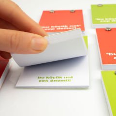 'bu küçük not' Cep Defteri Yeşil