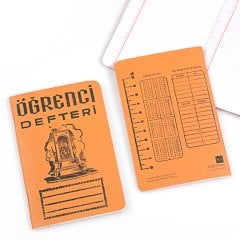 A6 Öğrenci Defteri Turuncu 