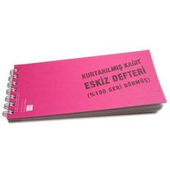 Kurtarılmış Kâğıt Eskiz Defteri