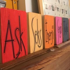 Ahşap Kelime Panosu