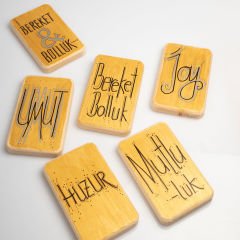 Ahşap Kelime Panosu