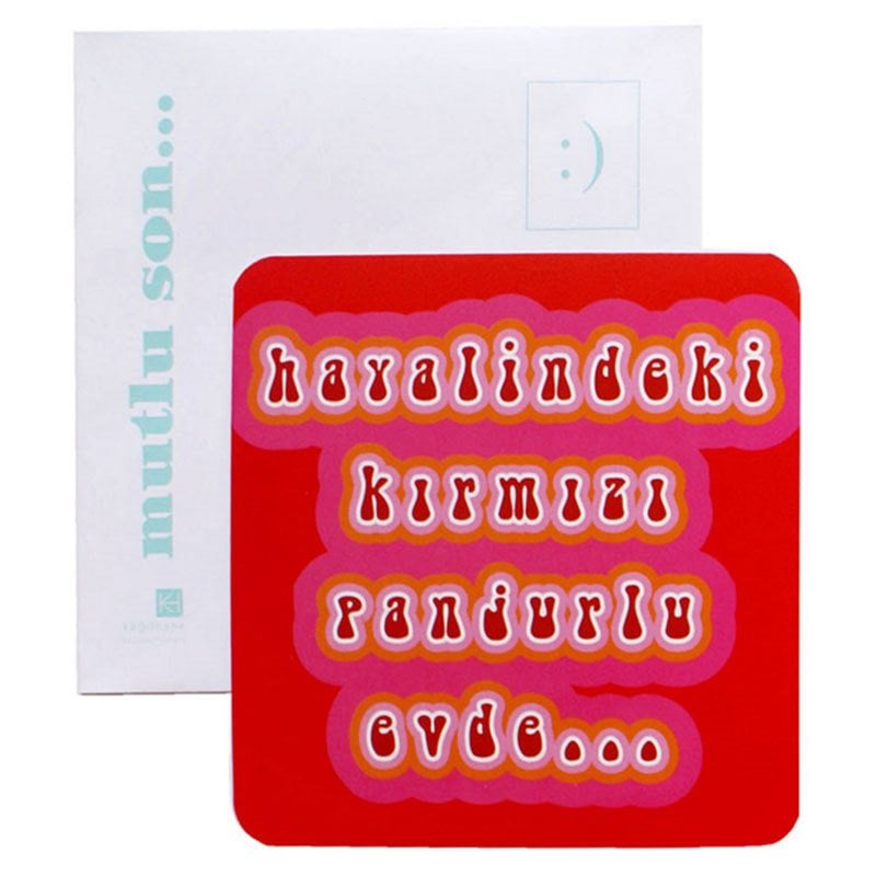 Mutlu son kartpostalları - hayalindeki kırmızı panjurlu evde...