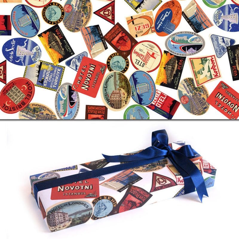 İstanbul Otel Etiketleri Hediye Kâğıdı