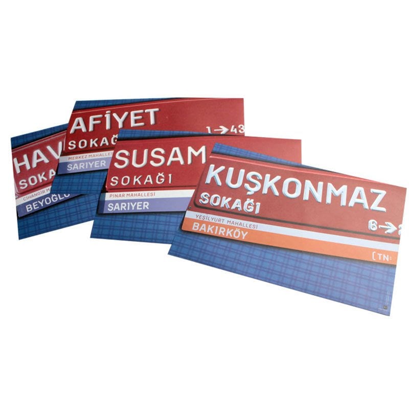 İstanbul Yemek İsimli Sokak Tabelaları Amerikan Servis