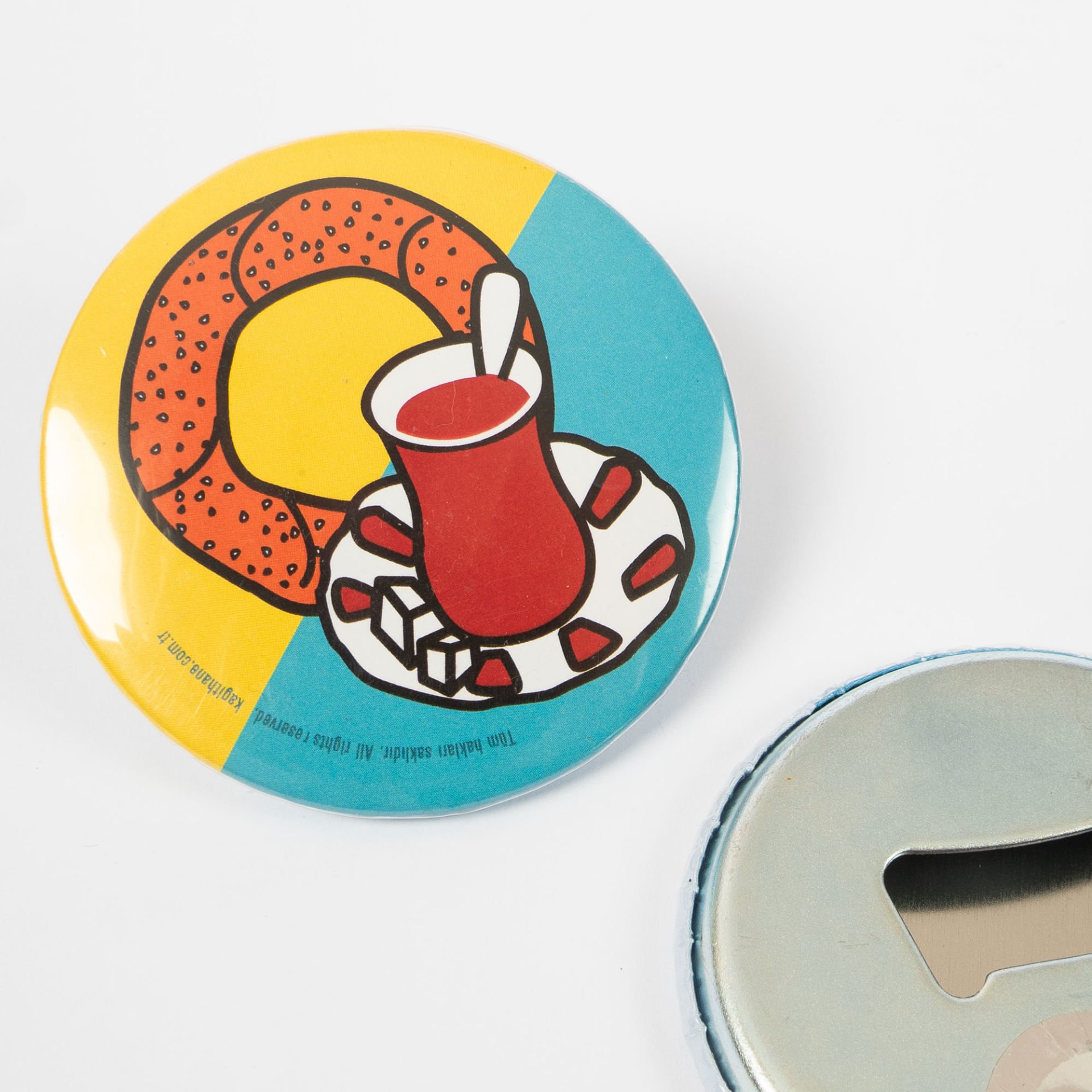 İstanbul İkon Lezzetleri Magnet Çay - Simit