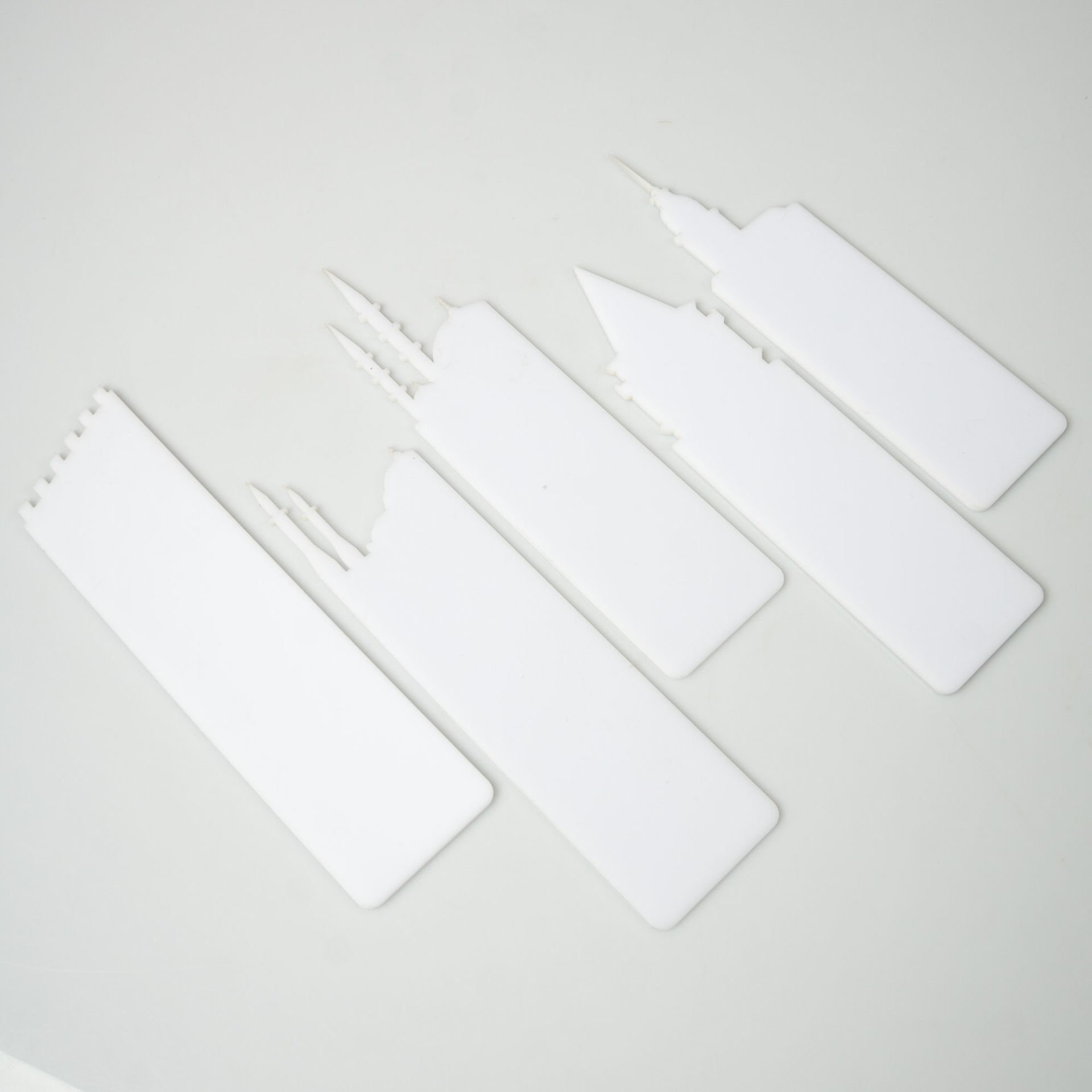 İstanbul Silueti Kitap Ayracı - Beyaz