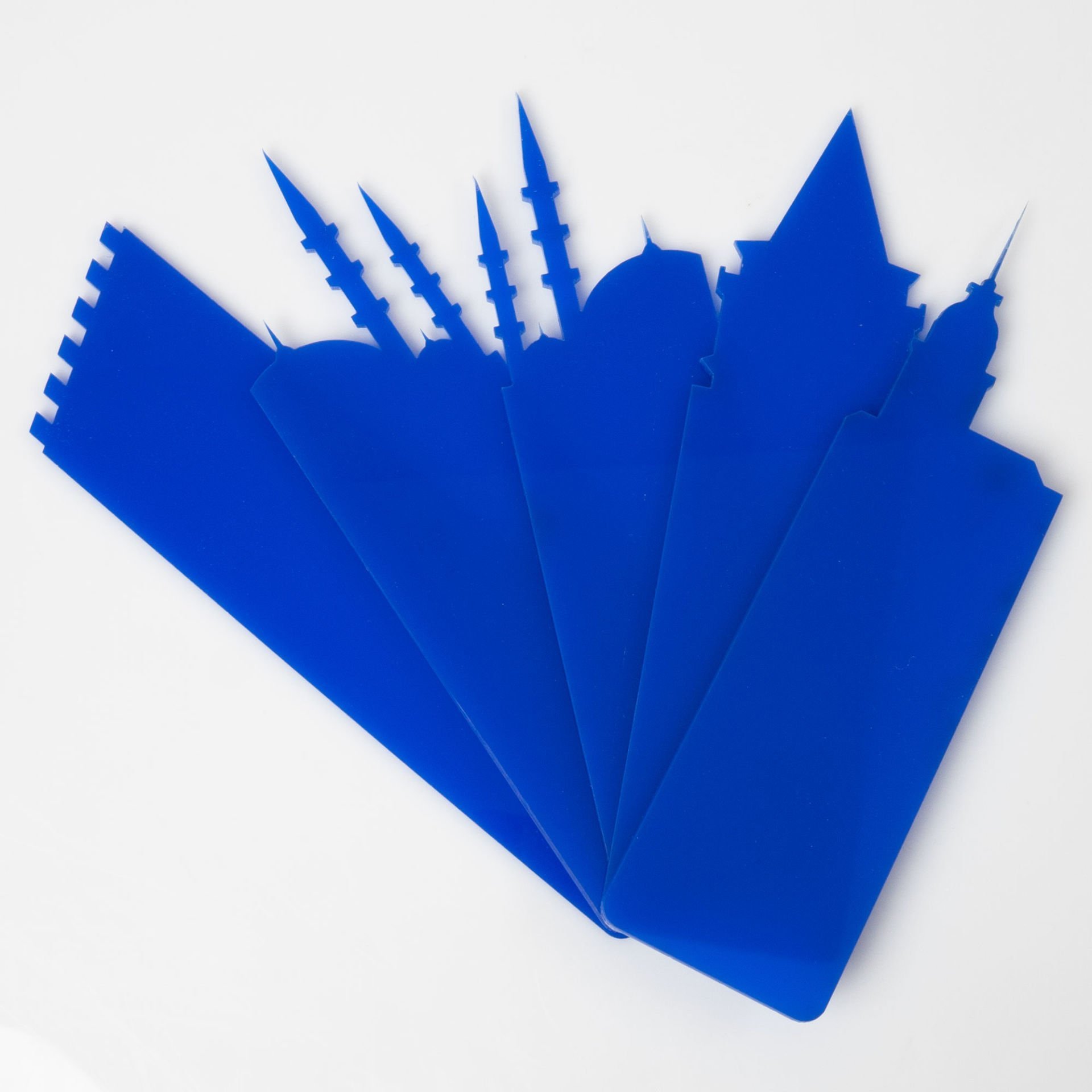 İstanbul Silueti Kitap Ayracı - Lacivert