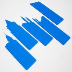 İstanbul Silueti Kitap Ayracı - Lacivert Şeffaf