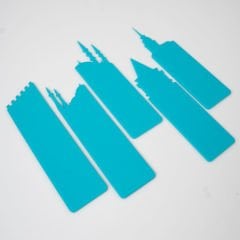 İstanbul Silueti Kitap Ayracı - Turkuaz