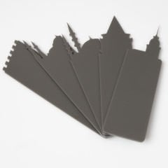 İstanbul Silueti Kitap Ayracı - Gri