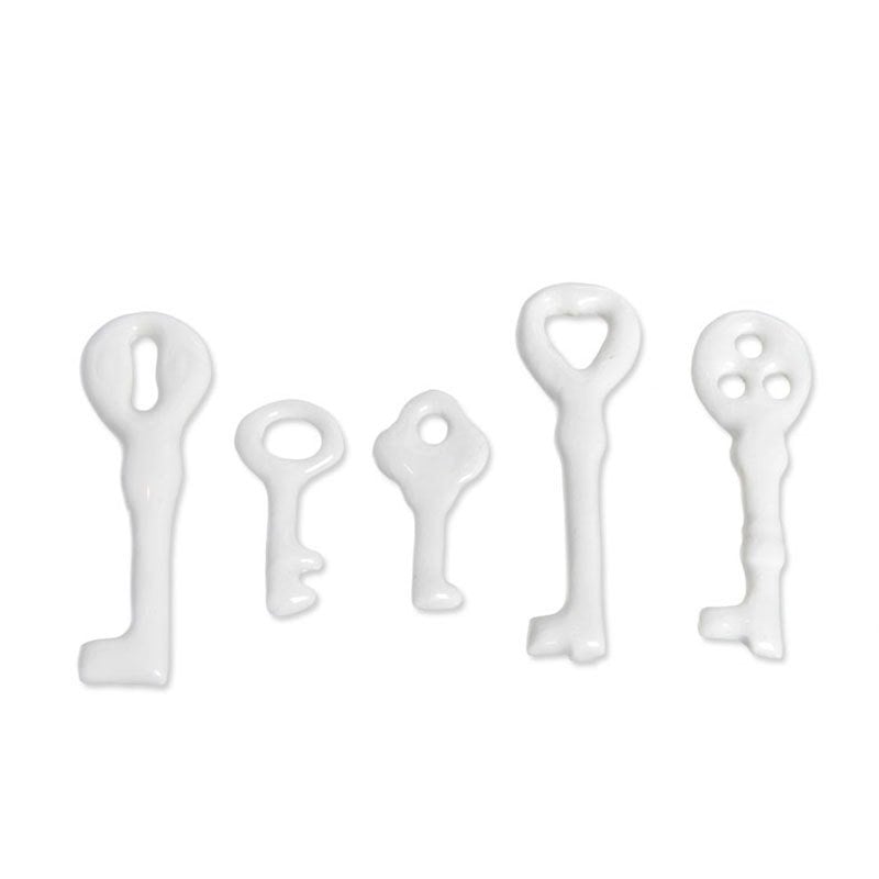 Porselen 5li Mutluluk Anahtarlık Seti