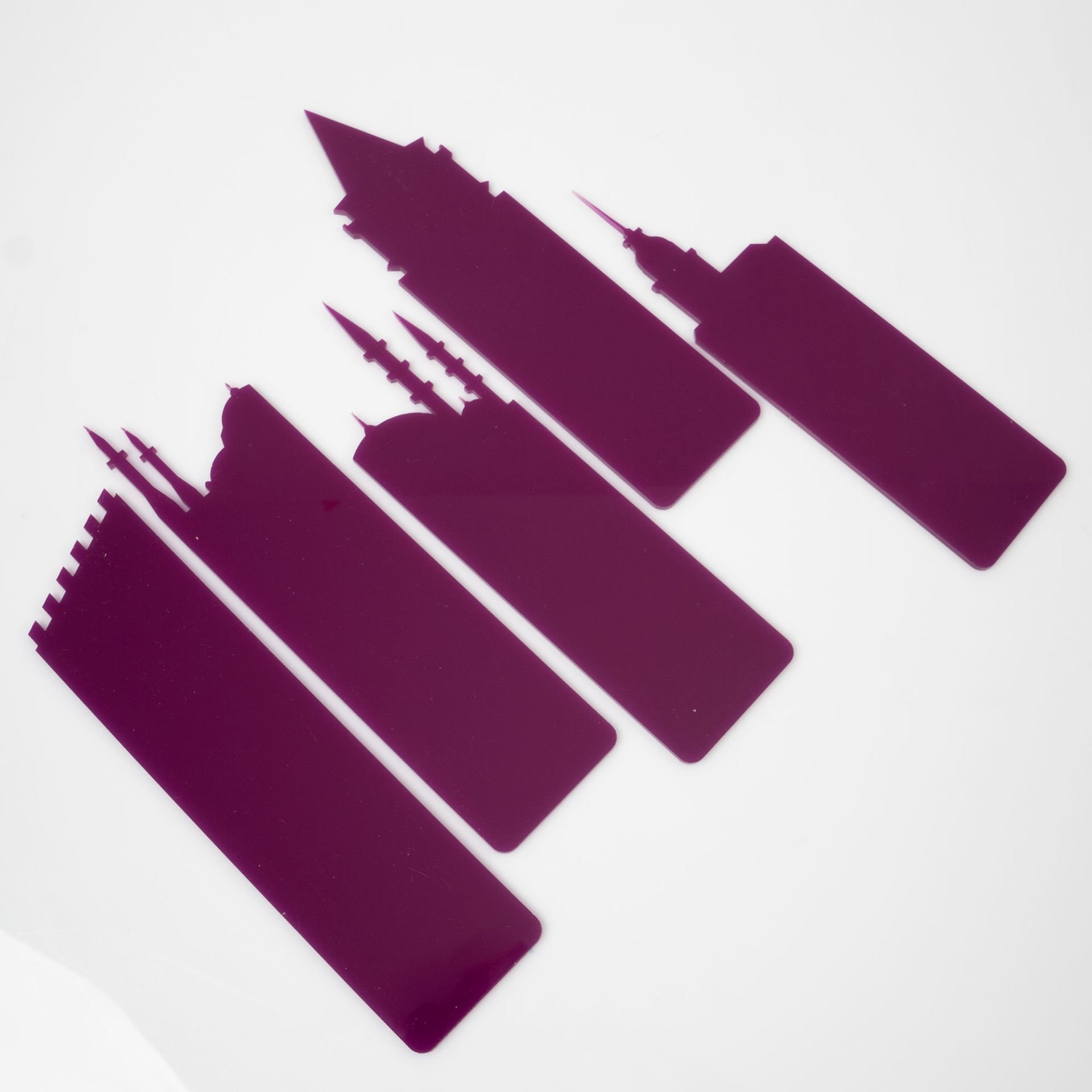 İstanbul Silueti Kitap Ayracı - Mor