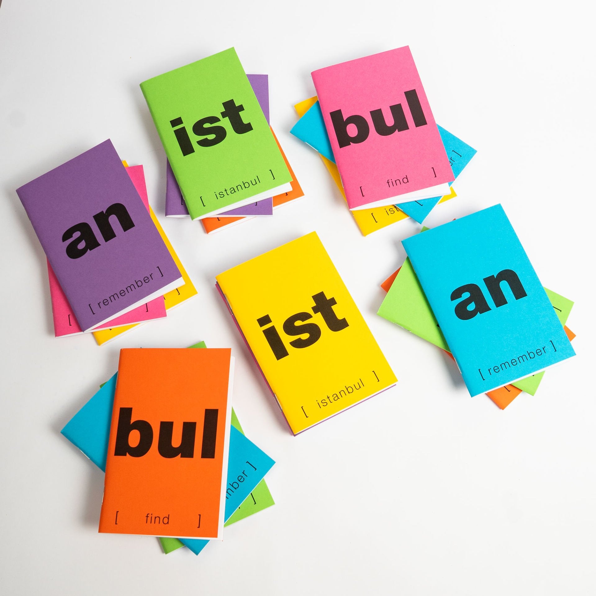 İst-an-bul 3'lü Mini Defter Seti