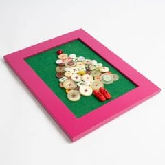 Naif Düğmeler Yılbaşı Ağacı