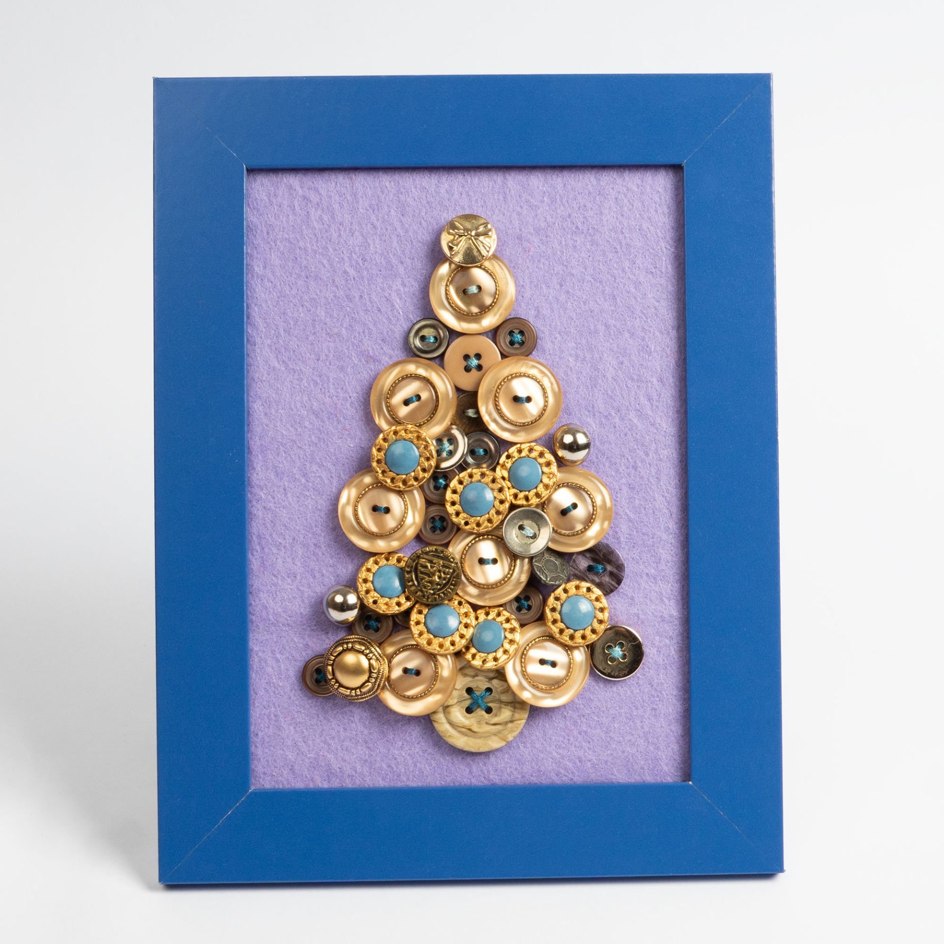 Zengin Düğmeler Yılbaşı Ağacı