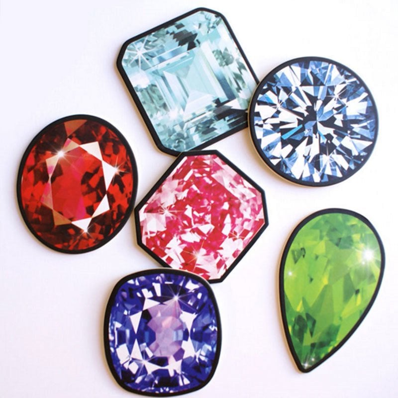 Değerli Taşlar Kâğıt Broş