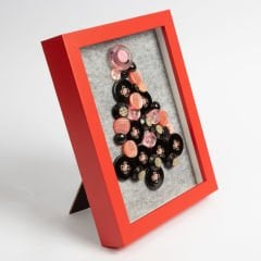 Siyah Kuğu Düğmeler Yılbaşı Ağacı