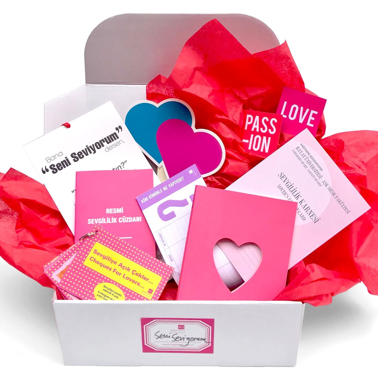 Sevgiliye Hediye Dolu Aşk Kutusu