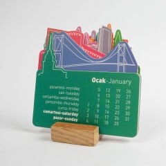 İstanbul Silüet Takvim 2026