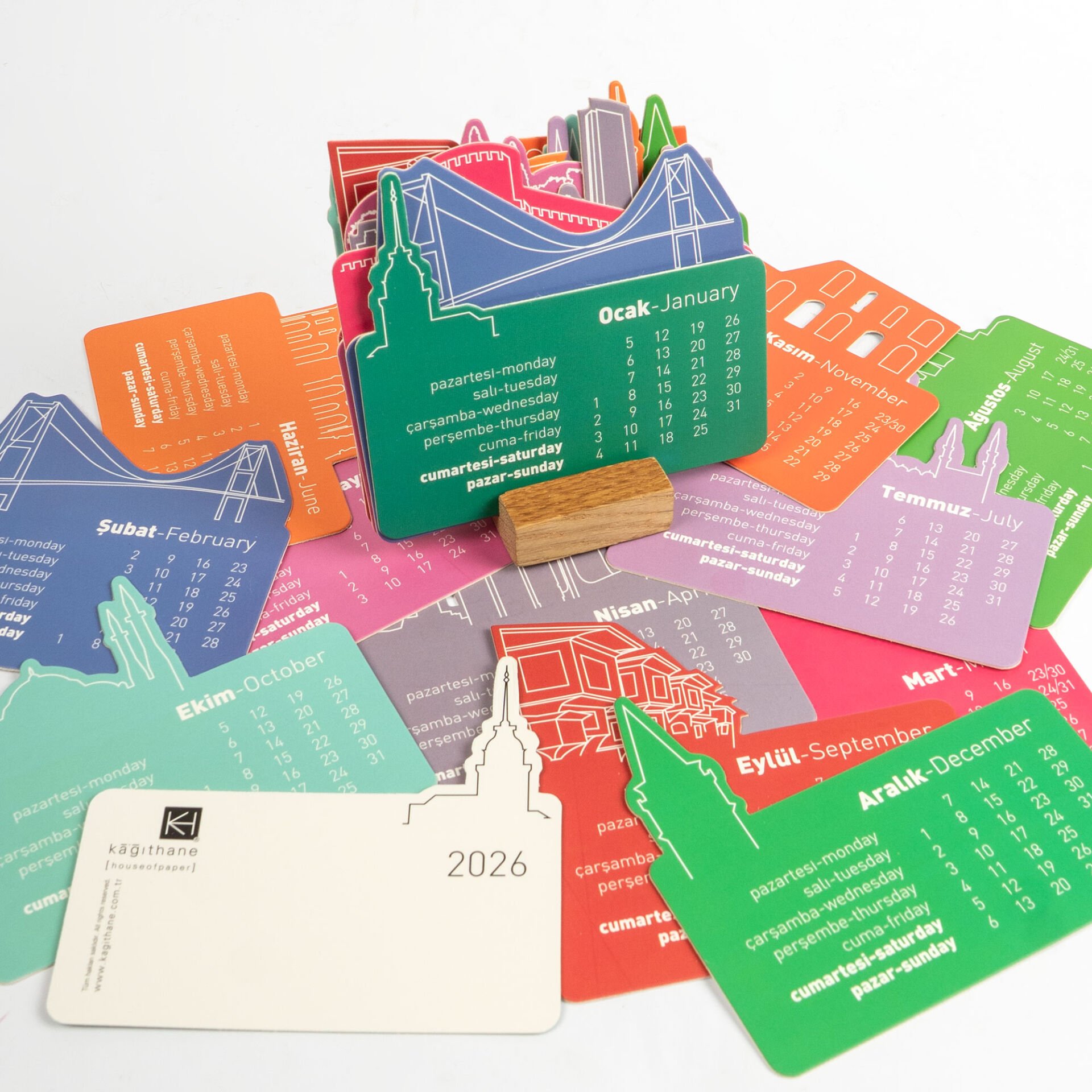 İstanbul Silüet Takvim 2026