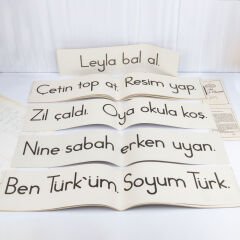 Sınıf Tahtası Okuma Fişleri