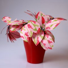 Çilli Yaprak Çiçeği - Kâğıt Çiçek