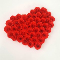 Güllü Kalp Pano