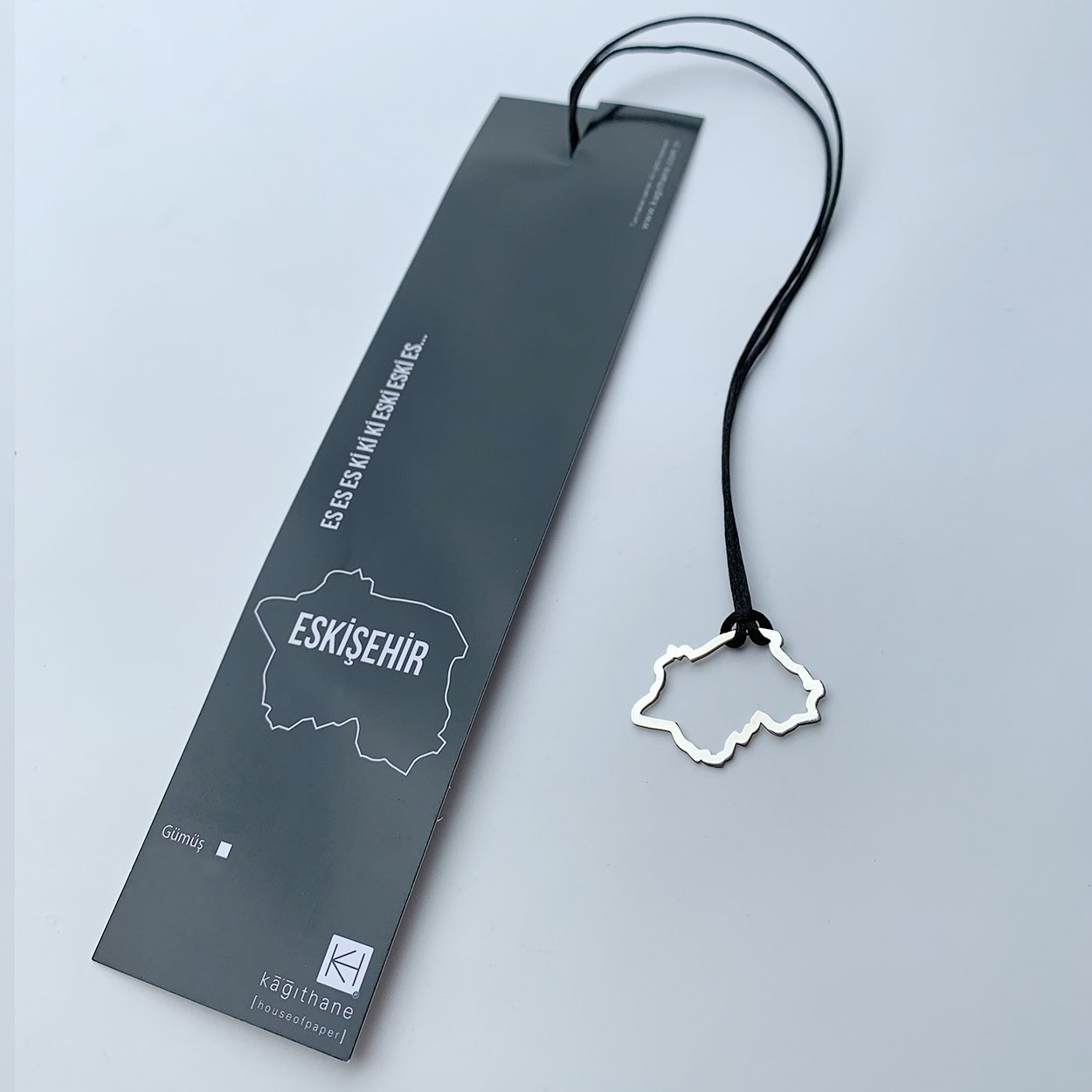 Eskişehir Şehir Sınırları Gümüş Kolye