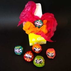 Dilek Bebeği Daruma - Turkuaz