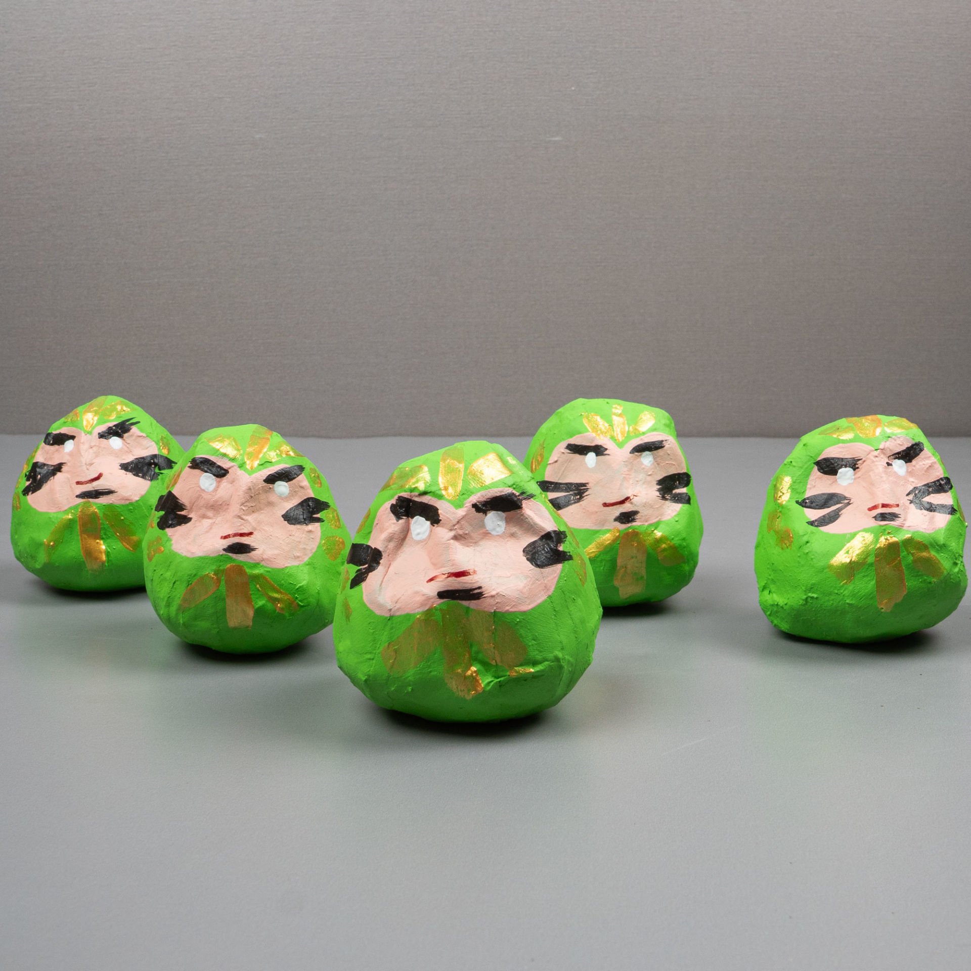 Dilek Bebeği Daruma - Yeşil