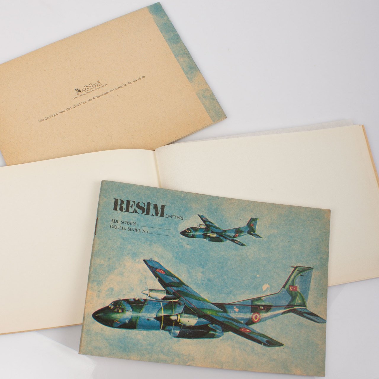 Askeri Kargo Uçağı Resim Defteri